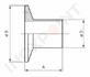 Штуцер CLAMP нержавеющий Dn 150 (154 мм) AISI 316L, DIN